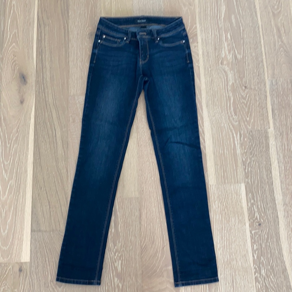 Dark blue jeans